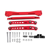 Rear Lower Control Arm Subframe Brace Tie Bar Kit for Honda Civic EK 96-00 Red